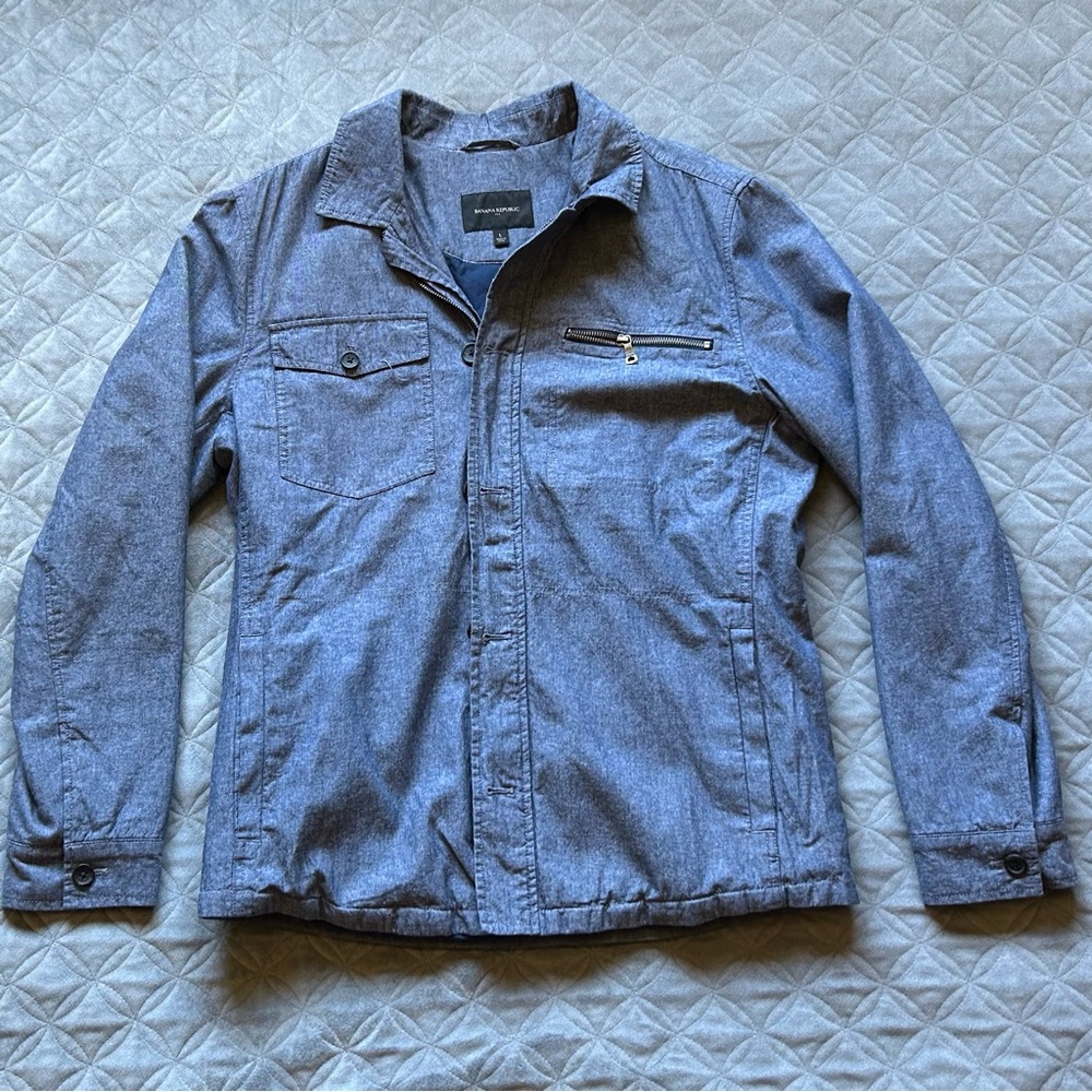 Banana Republic Chamb Work Jacket